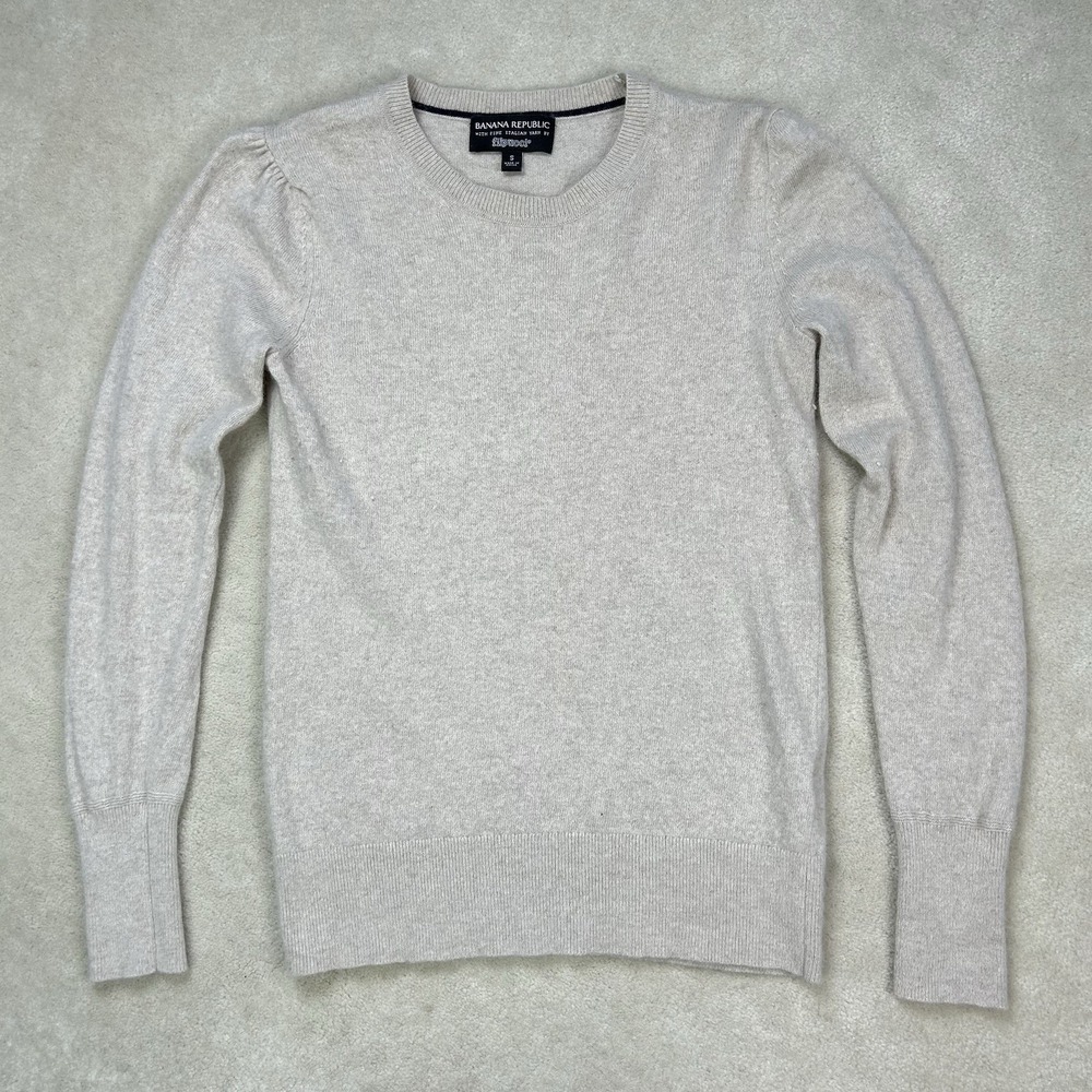 Banana Republic Filpucci Sweater Women's S Italian Wool Cashmere Crewneck